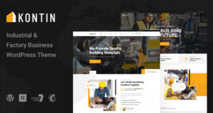 Kontin – Industrial & Factory WordPress Template