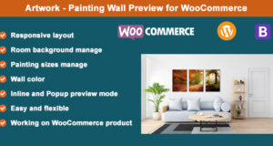 Kunstwerk – Vorschau der Gemäldewand für WooCommerce