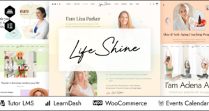 Lifeshine – Coaching-Online-Kurse WordPress-Layout