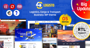 Logisto – Logistik- und Fracht-WordPress-Layout + RTL