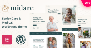 Midare – WordPress-Template für Seniorenpflege und Medizin