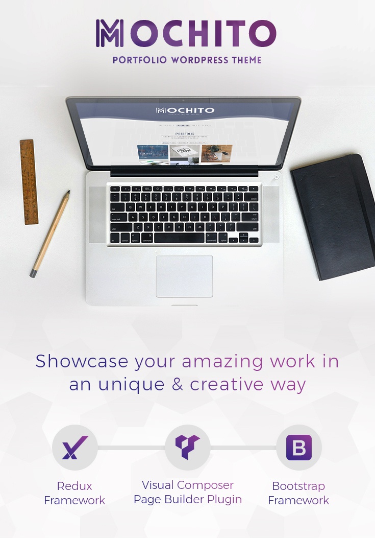 Mochito – One-Page Portfolio Ajax WordPress Theme – 1