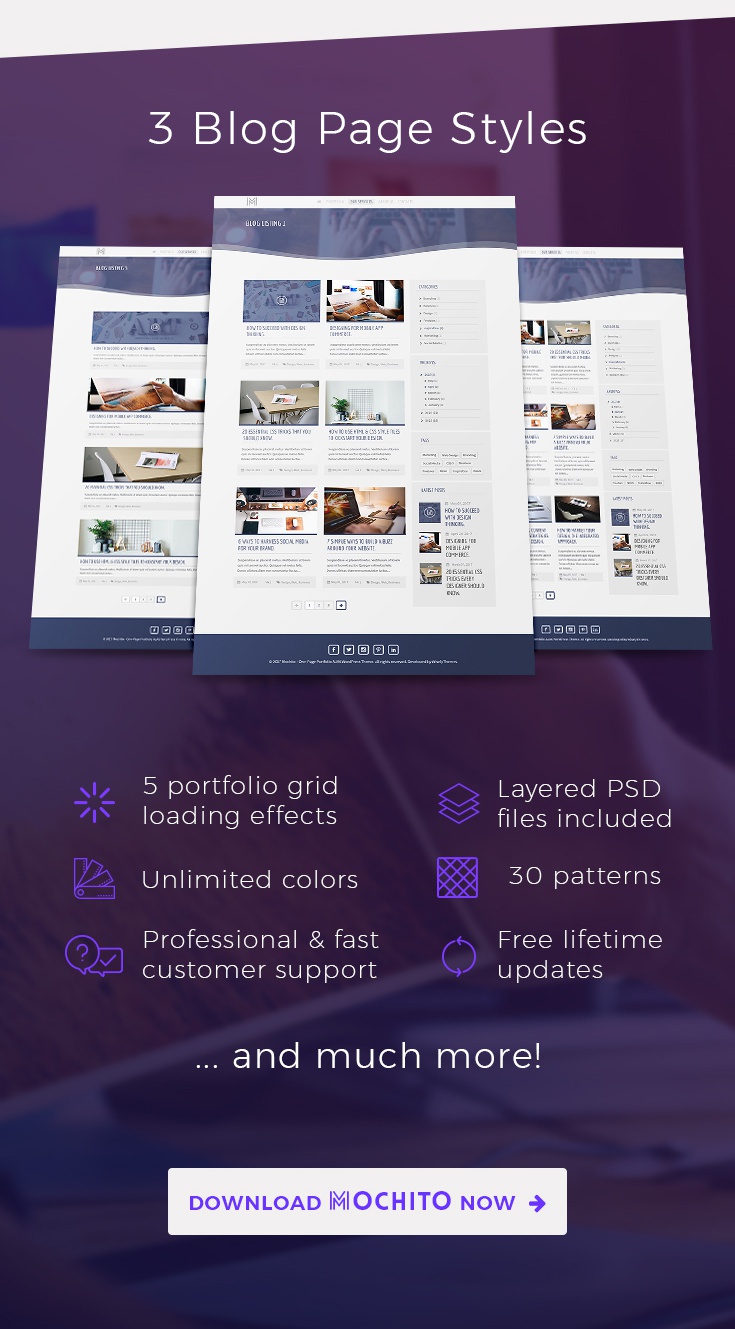 Mochito – One-Page Portfolio Ajax WordPress Theme – 4