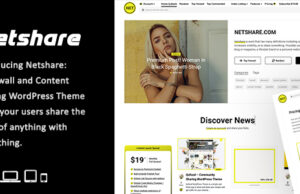 Netshare – Paywall- und Content-Sharing-WordPress-Template