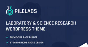 Pilelabs – WordPress-Layout für Labor- und Wissenschaftsforschung