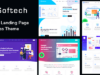 Softech – Software- und Landingpage-WordPress-Layout