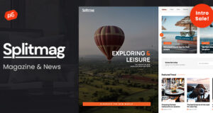 Splitmag – WordPress-Vorlage für geteiltes Magazin