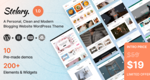 Stelary – WordPress-Layout für Blogs und Zeitschriften