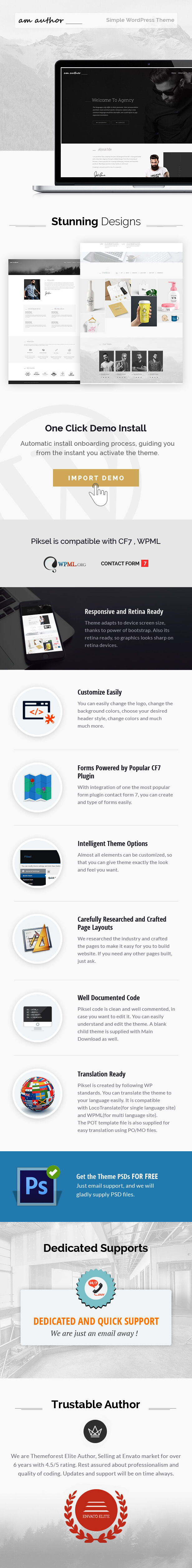 WordPress-Theme des Autors