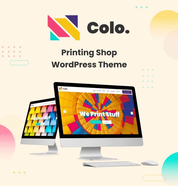 Colo – WordPress-Theme für Druckdienste – 1