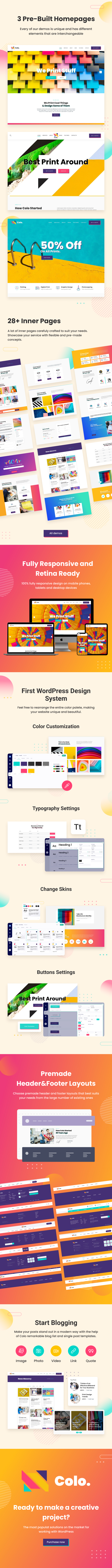 Colo – WordPress-Theme für Druckdienste – 3
