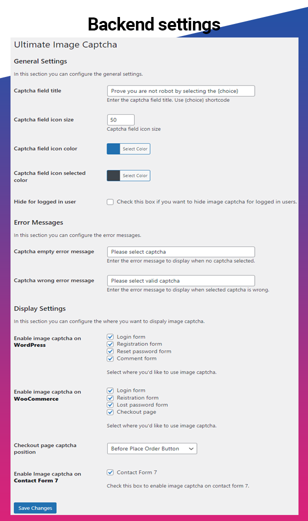 Bild-Captcha für WordPress – 3