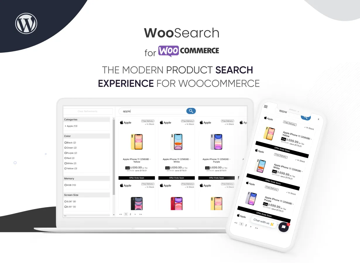 WooSearch – Produktsuche und Filter für WooCommerce – 1