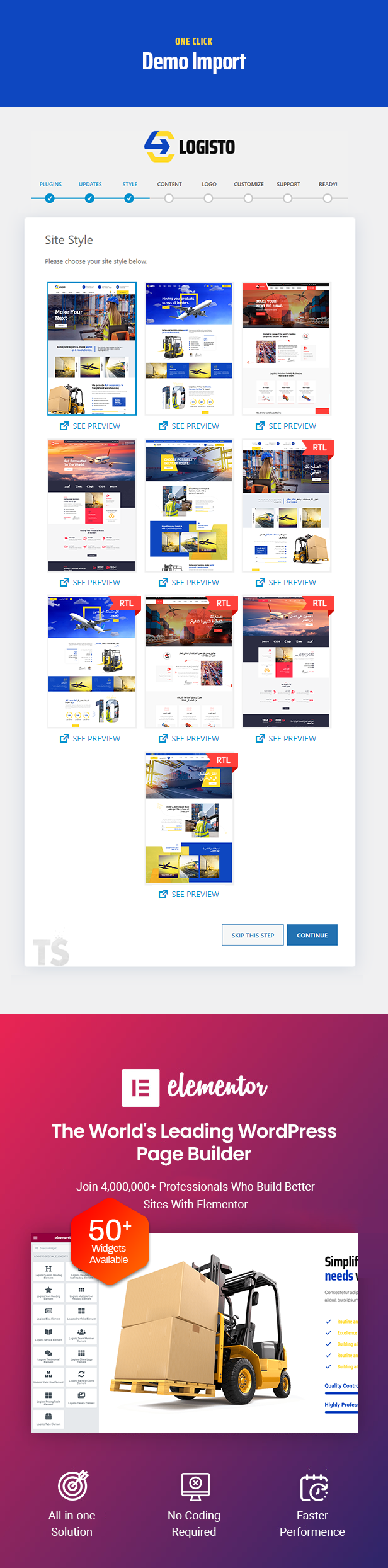 Logisto WordPress-Theme