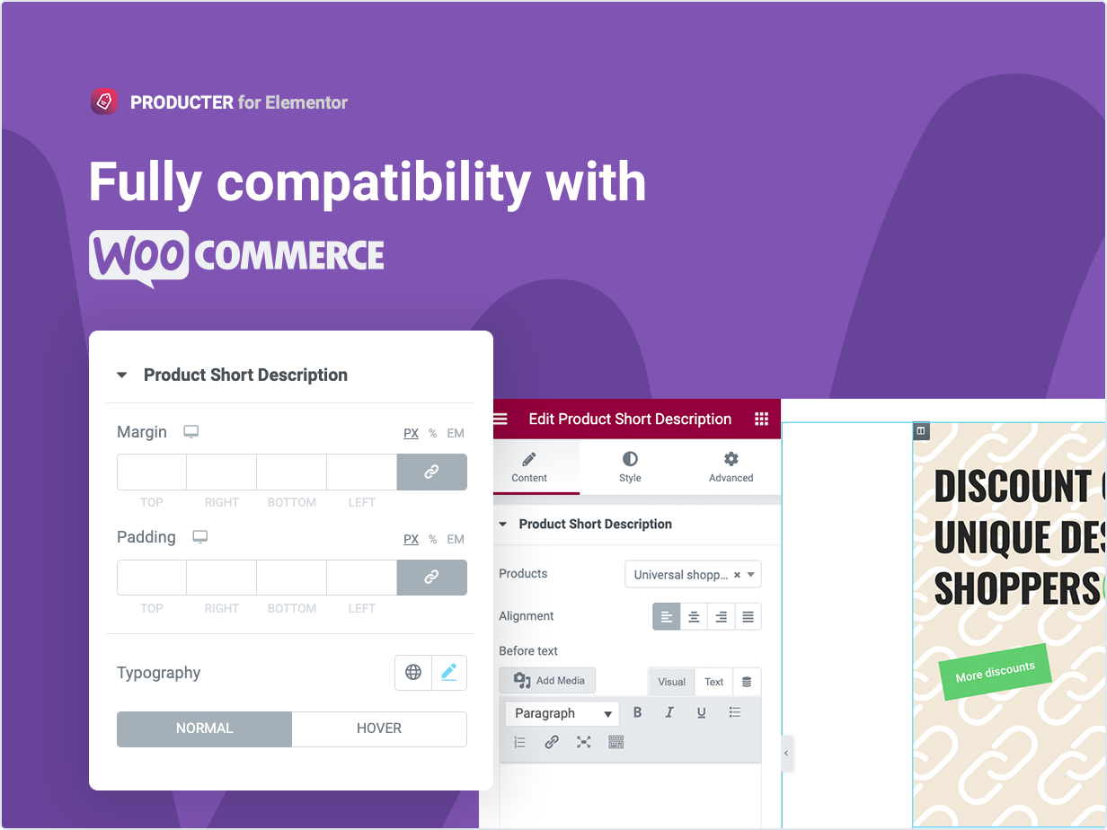 Vollständige Kompatibilität mit Woocommerce