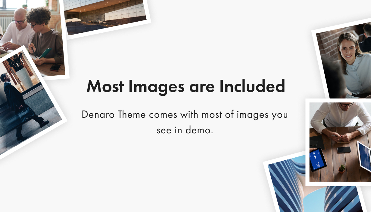 Denaro WordPress-Theme-Präsentationsbild