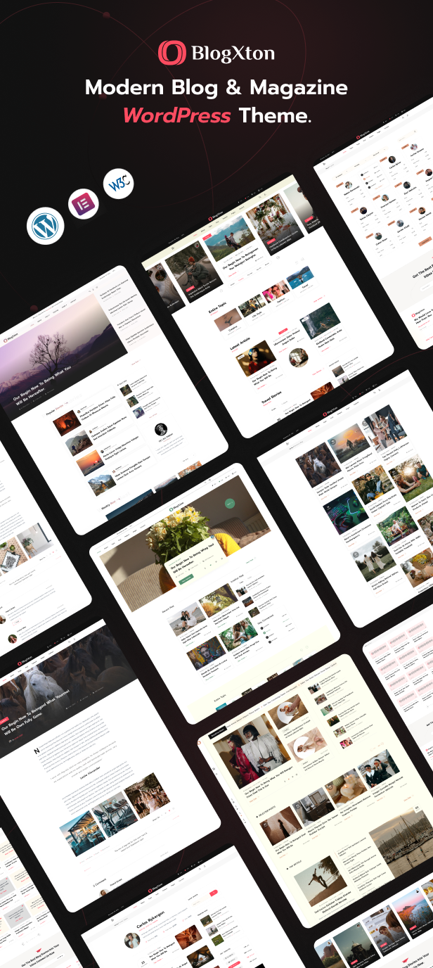 Blogxton – Modernes Blog- und Magazin-WordPress-Theme – 1