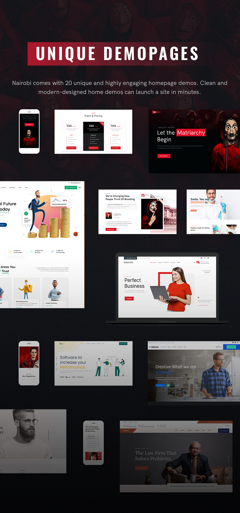 Nairobi – Creative Business WordPress Theme – 8