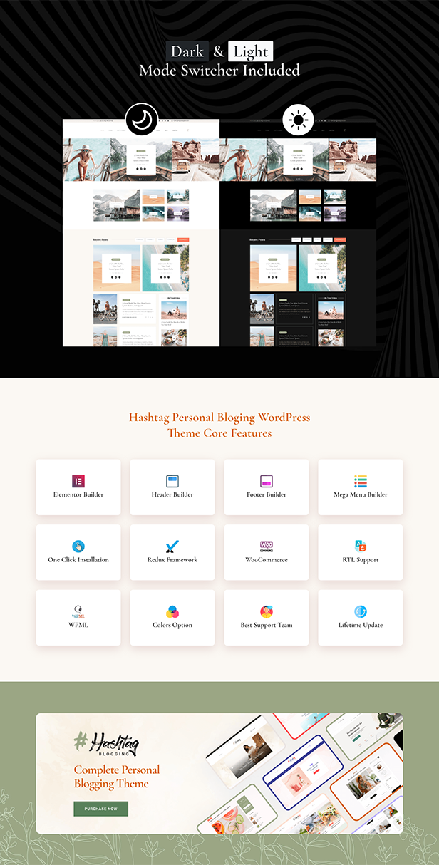Hashtag – Persönliches Blog-WordPress-Theme – 9