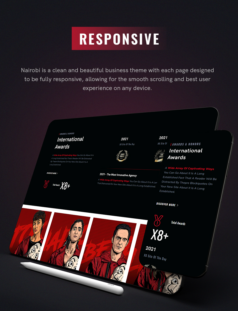 Nairobi – Creative Business WordPress Theme – 12