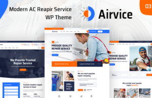 Airvice – AC-Reparaturdienste WordPress-Template + RTL