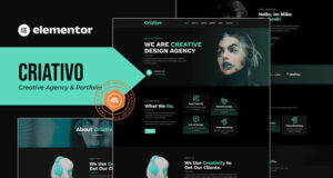 Criativo – Elementor-Vorlagen-Kit für Kreativagentur und Portfolio