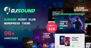 DJsound – Nachtclub-WordPress-Layout