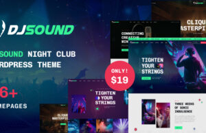 DJsound – Nachtclub-WordPress-Layout