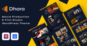 Dhora – WordPress-Vorlage für Filmproduktion und Filmstudio