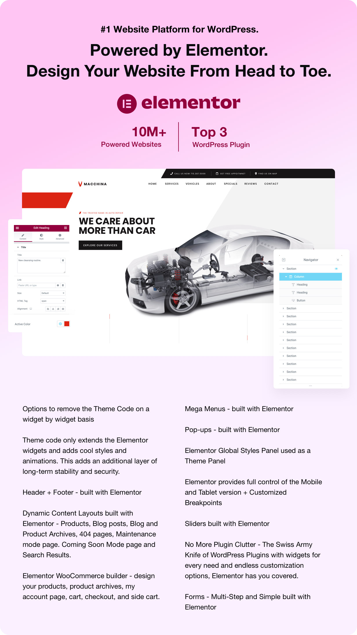 Macchina – Autoreparatur WordPress – 1