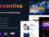Eventiva – Landingpage-WordPress-Template für Musik- und Bandveranstaltungen