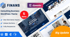 Finans – WordPress-Vorlage für Beratungsunternehmen