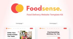 FoodSense | Elementor-Vorlagen-Kit für die Essenslieferung