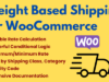 Gewichtsbasierter Versand für WooCommerce