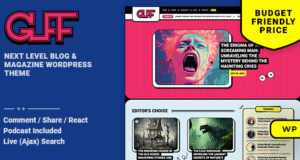 Guff – WordPress-Layout für Blogs und Zeitschriften