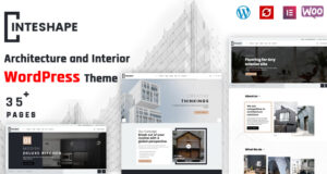 Inteshape – WordPress-Vorlage für Architektur und Inneneinrichtung