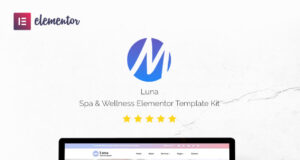 Luna – Spa & Wellness Elementor-Vorlagenkit