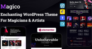 Magico – WordPress-Vorlage für Zauberer und Künstler