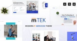 MightyTek | WordPress-Layout für IT-Dienste und Technologie