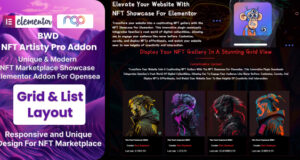 NFT Artisty Pro (OpenSea NFT Marketplace)