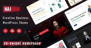 Nairobi – WordPress-Vorlage für kreative Unternehmen