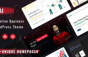 Nairobi – WordPress-Vorlage für kreative Unternehmen
