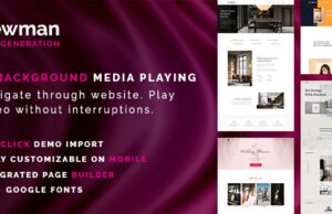 Newman – Portfolio-, Video- und Blog-WordPress-Layout