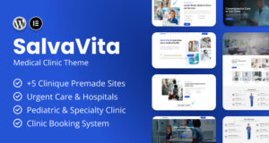 SalvaVita – WordPress-Vorlage für medizinische Kliniken