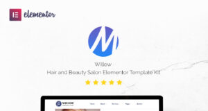 Willow – Elementor-Vorlagen-Kit für Friseur- und Schönheitssalons