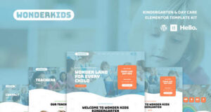 Wonderkids – Elementor-Vorlagen-Kit für Kindergarten und Kindertagesstätte