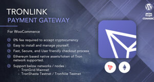WooCommerce TronLink Payment Gateway – WordPress-Plugin