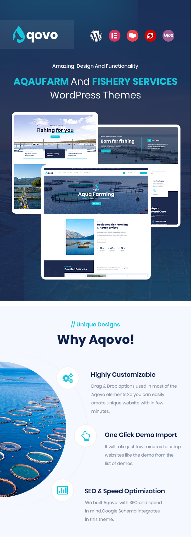AquaFarm & Fishery Services WordPress-Theme