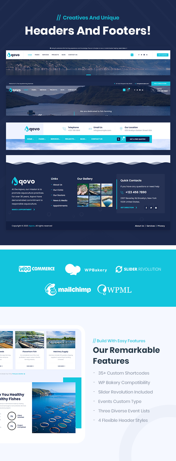 AquaFarm & Fishery Services WordPress-Theme