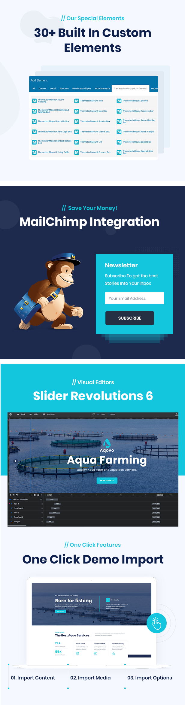 AquaFarm & Fishery Services WordPress-Theme